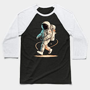 ASTRONAUT WALKING IN OUTERSPACE Baseball T-Shirt